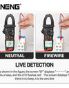AC Current Clamp Meter  Digital 4000 Counts Multimeter Ammeter Voltage Tester Car Amp Hz Capacitance NCV Ohm Tool