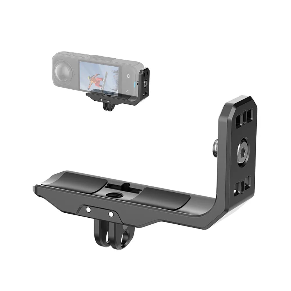 Quick Release Metal L Bracket for Insta360 X4 X5 and X6 Cameras