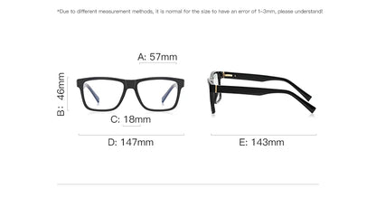 Myopia Prescription Glasses Men Hyperopia Reading Glasses Women Anti Blue Ray Optical Eyeglasses Frame