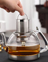 Induction Cooker Heat Resistant Glass Teapot Electromagnetic Furnace Multifunctional Filter Pot Gas Stove Kettle Tea Set