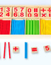 Children Learning math Wooden Educational Toys Digital Stick Montessori Teaching Aid Mathematics Enlightenment Knowledge