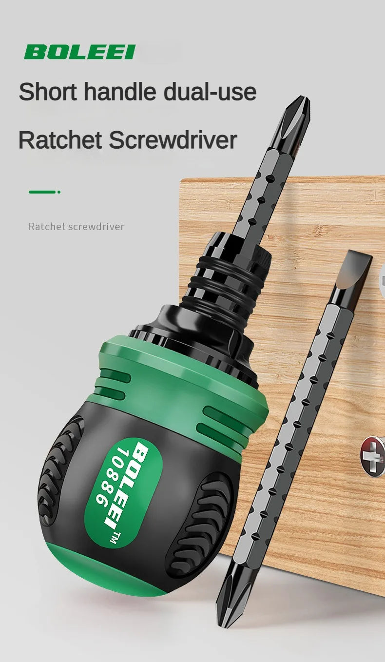 High quality ratchet screwdriver set with multifunctional adjustable inner cross shaped triangular plum blossom shaped screwdriv