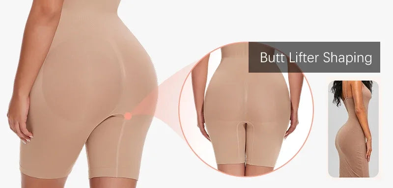 Women Full Body Shapewear Bodysuit – Tummy Control Thigh Slimmer Fajas