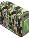 120W RGB Portable Bluetooth Speakers, Massive Bass Party Boombox IPX6 Waterproof Speaker Large, Loud Outdoor Speaker