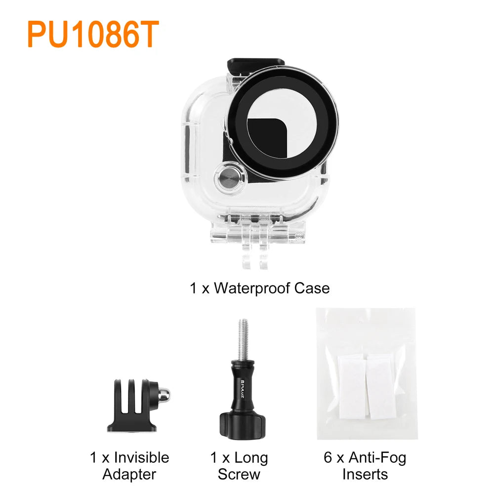 50 Metre Waterproof Diving Case for Insta360 GO Ultra with Invisible Base