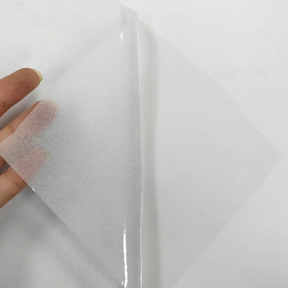 Matte Frosted Window Film Privacy UV Protection Self Adhesive Glass Vinyl for Home Heat Control Stained Decorative Glass Sticker