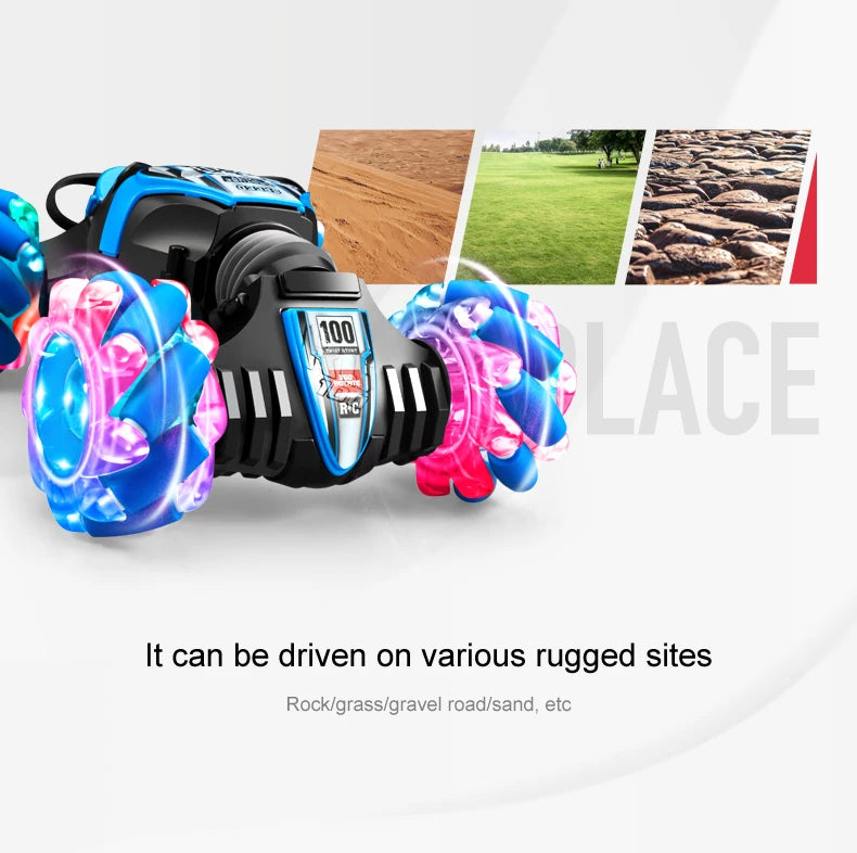 1 to 20 Scale Gesture Sensor 4WD Rotating Stunt Drift Remote Control Car