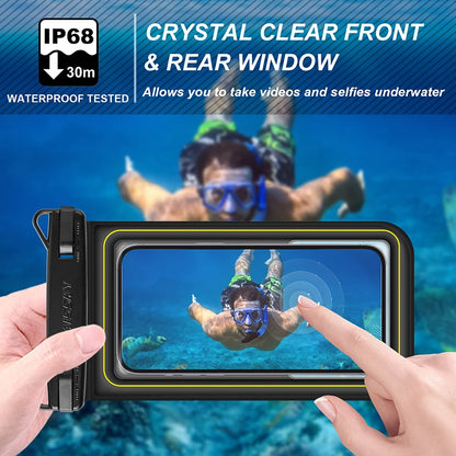 Float Waterproof Phone Bag For iPhone 14 13 12 Pro Max 14 Plus Universal Crossbody Swimming Storage Pouch Case