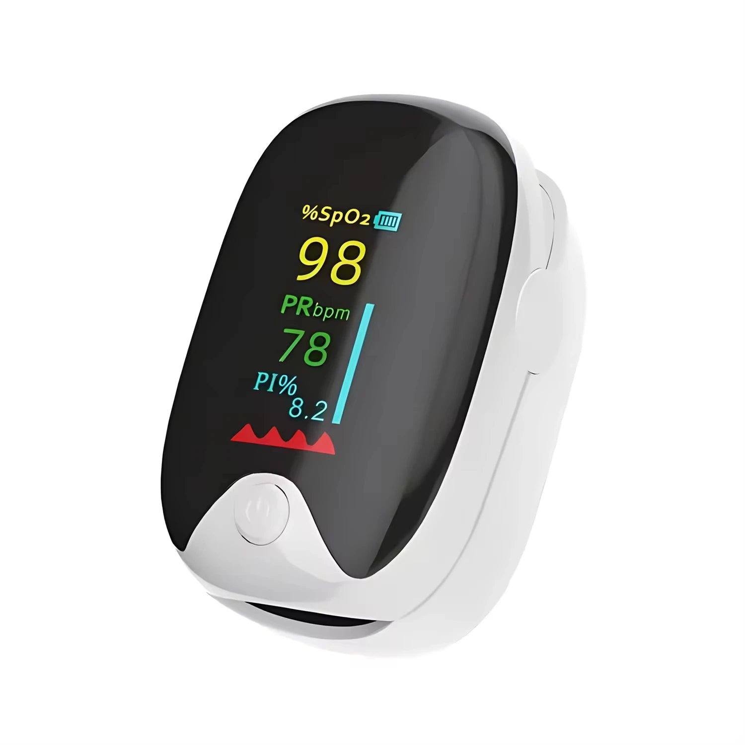 Finger Clip Heart Rate Meter Measure Finger Oximetry PI Value Monitor Pulse Black Gem Oximeter Heart Rate Monitor Portable