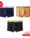 3Pcs Man Underwear Boxer Men Graphene Antibacterial Crotch Men's Boxershorts Underpants Boxers Shorts Trunks