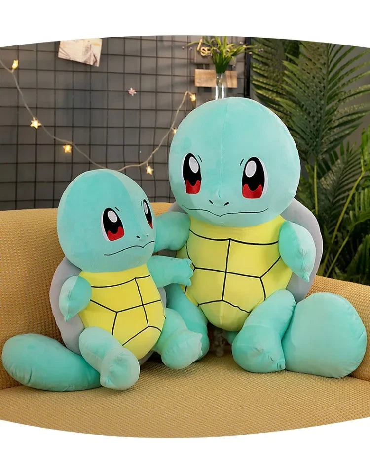 60cm Squirtle Plush Doll Big Size Pokemon Plush Toys Kawaii Stuffed Toys Cute Turtle Pillow Christmas Gift Toys for Boys Girls