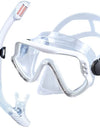 Dry Snorkel Set Diving Mask For Adults Tempered Glass Professional Panoramic Snorkeling Gear Swimming Training Snorkel Kit