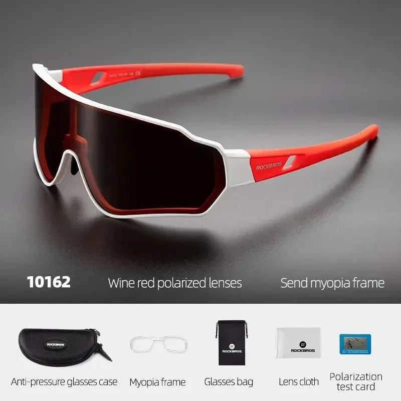 Cycling Glasses Polarized Lens Outdoor Sport Hiking Eyewear MTB Road Bike Sunglasses Sun Protection Bicycle Glasses
