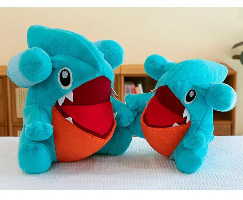 30/55cm Gible Pokemon Plush Toys Large Anime Doll Pillow Cartoon Griknot Gabite Pokémon Plushie Stuffed Gift for Kids Christmas