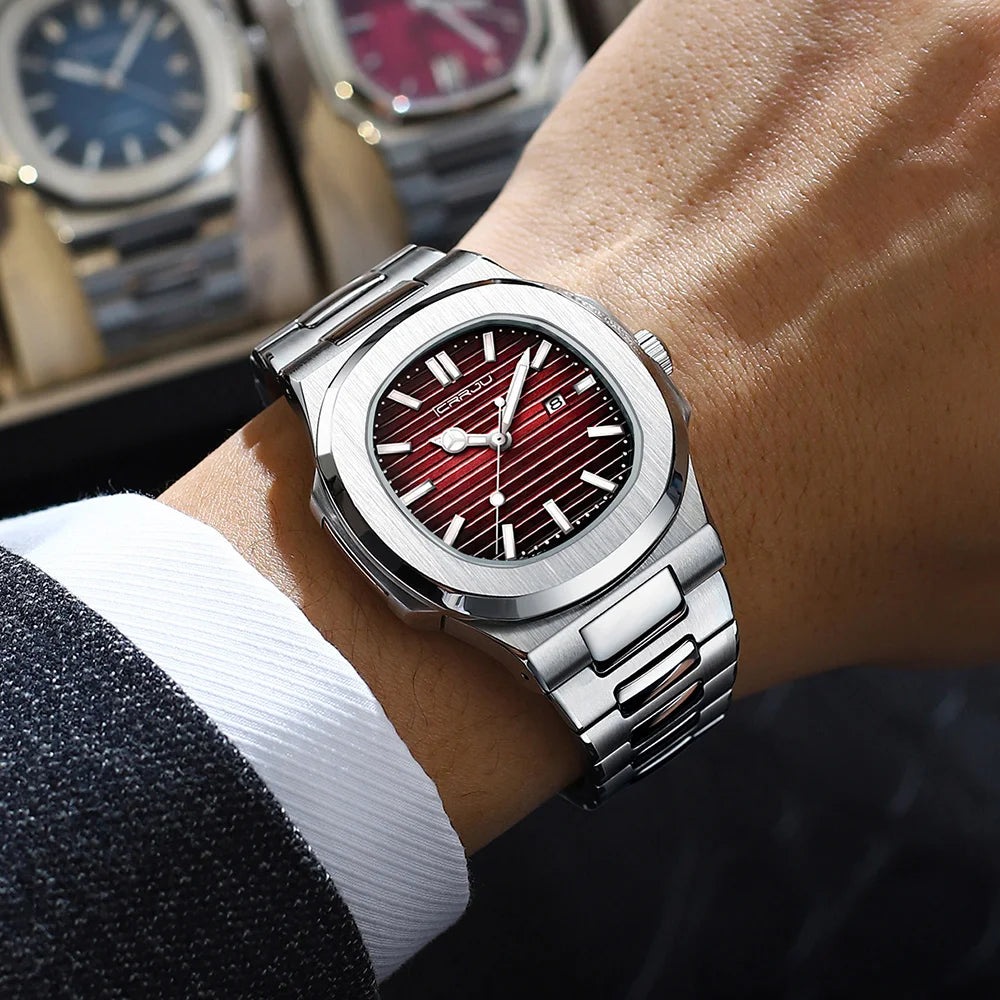 Men Watch Luxury Top Brand Quartz Watches Business Simple Ultra Thin Luminous Wristwatch Men's Clock Reloj Hombre