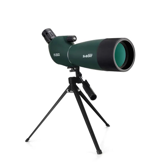 25-75x70 Telescope Spotting Scope Powerful Zoom Monocular FMC BAK4 Waterproof For Bird Watching Target Shotting