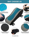 Ergonomic Armrest Pads- Office Chair Arm Rest Cover Pillow - Elbow Support Cushion for Computer, Gaming and Desk Chairs