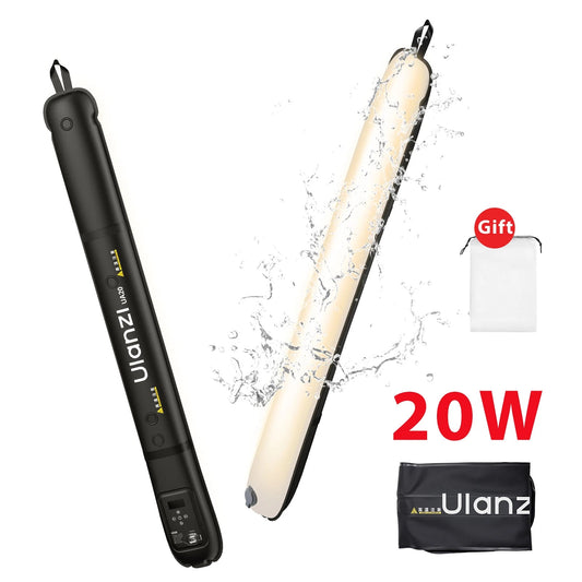 20W Bi-Color Inflatable Tube LED Light Wand Stick Foldable for Photography, Live Streaming & Broadcasting