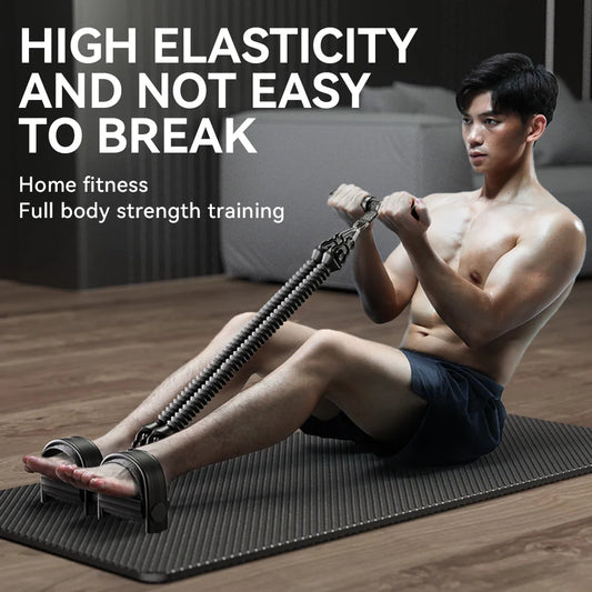 Pedal Tension Rope Men Abdominal Strengthening Elastic Band Tension Rope Expand Chest Strength Exercise Fitness equipment