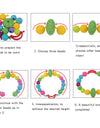 Creative DIY Handmade Pop Beads Toy Accessory Set Girl Jewelry Necklace & Bracelet Crafts Toys Education kids Birthday Gifts