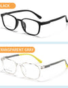 Ultra light new TR90 children's glasses frame, suitable for myopia and farsightedness, with high-quality lenses