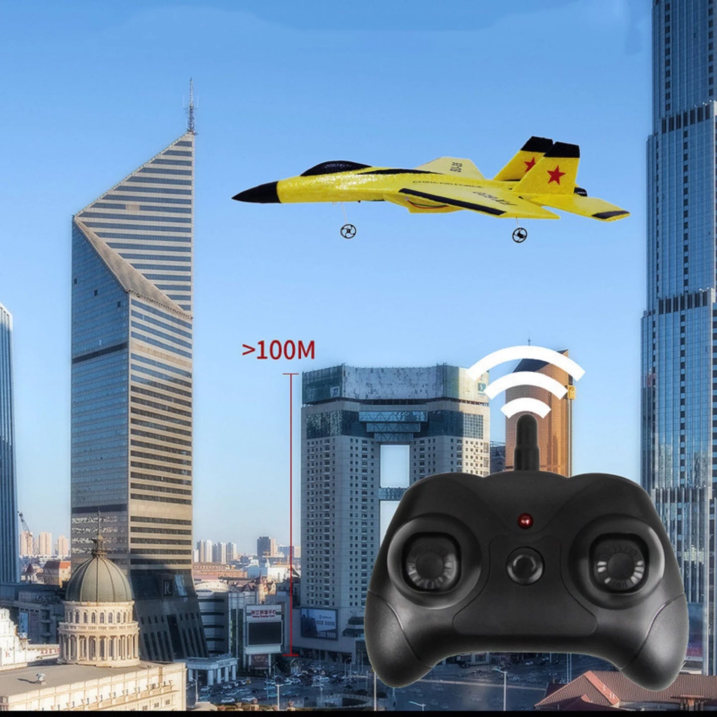 2.4G Radio Control Glider RC Foam Aircraft SU35 FX622 Plane Remote Control Fighter Plane Glider Airplane Boys Toys for