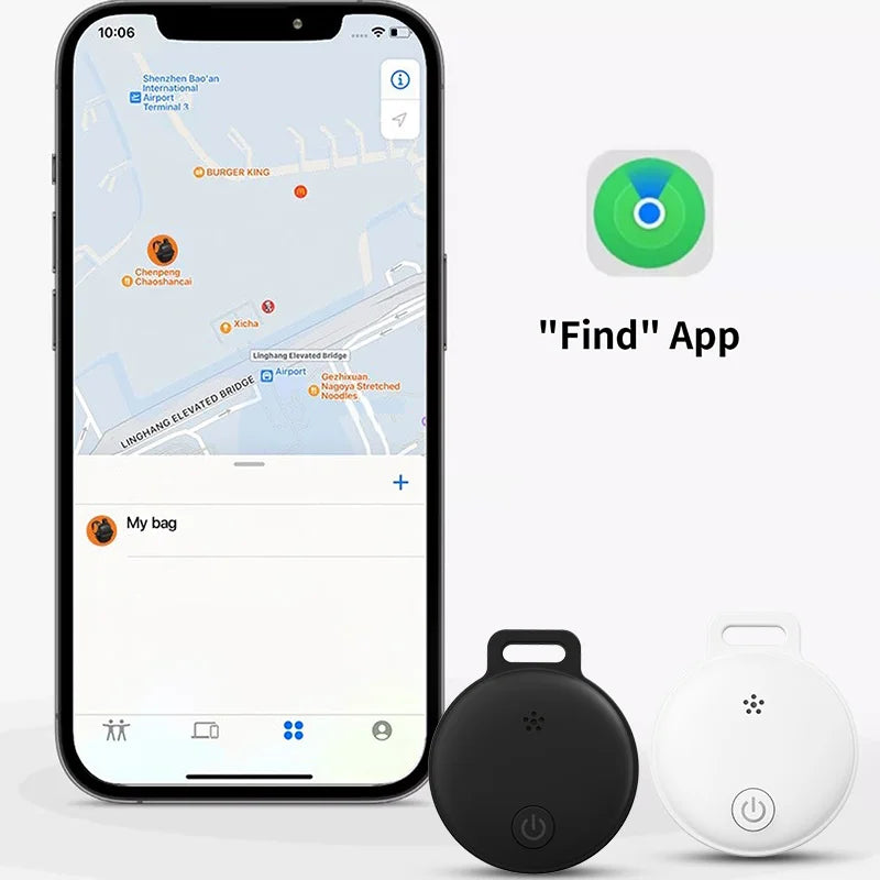 Mini Global Position Systm Tracker Works With iOS Find My APP MFI Smart Tag Key Finder Anti Lost Global Locator For Wallet Car Luggage Pet