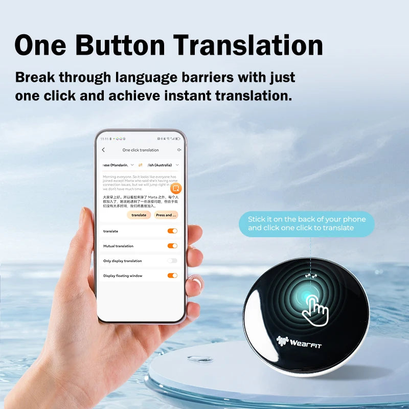 AI Voice Assistant Translator 139 Languages Video Photo Records Meeting Translate Simultaneous Interpretation Translation