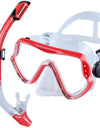 Dry Snorkel Set Diving Mask For Adults Tempered Glass Professional Panoramic Snorkeling Gear Swimming Training Snorkel Kit