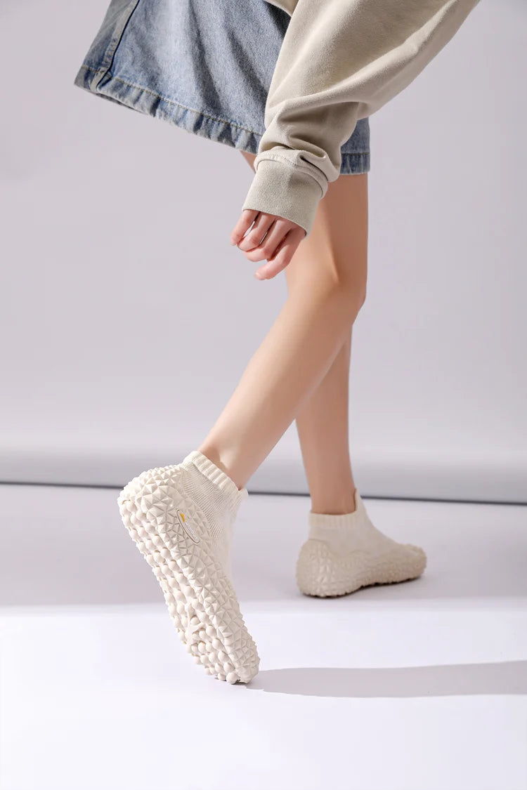 Women's silent soft sole cushioned shoes Squat silent hard pull fitness shoes casual shoes