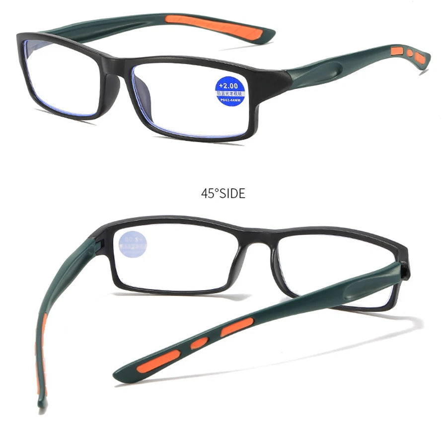 Reading Glasses Women Anti Blue Light Sports Eyeglasses Fashion Small Frame Presbyopia Hyperopia Eyewear+1.0+2.0+3.0+4.0
