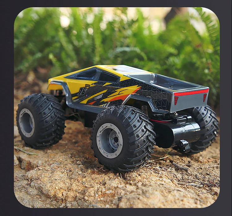 Rc Car Cybertruck Pickup Off-Road RC Vehicle Model With Colorful lamp Remote Control Car Truck Car Toy Gift for s