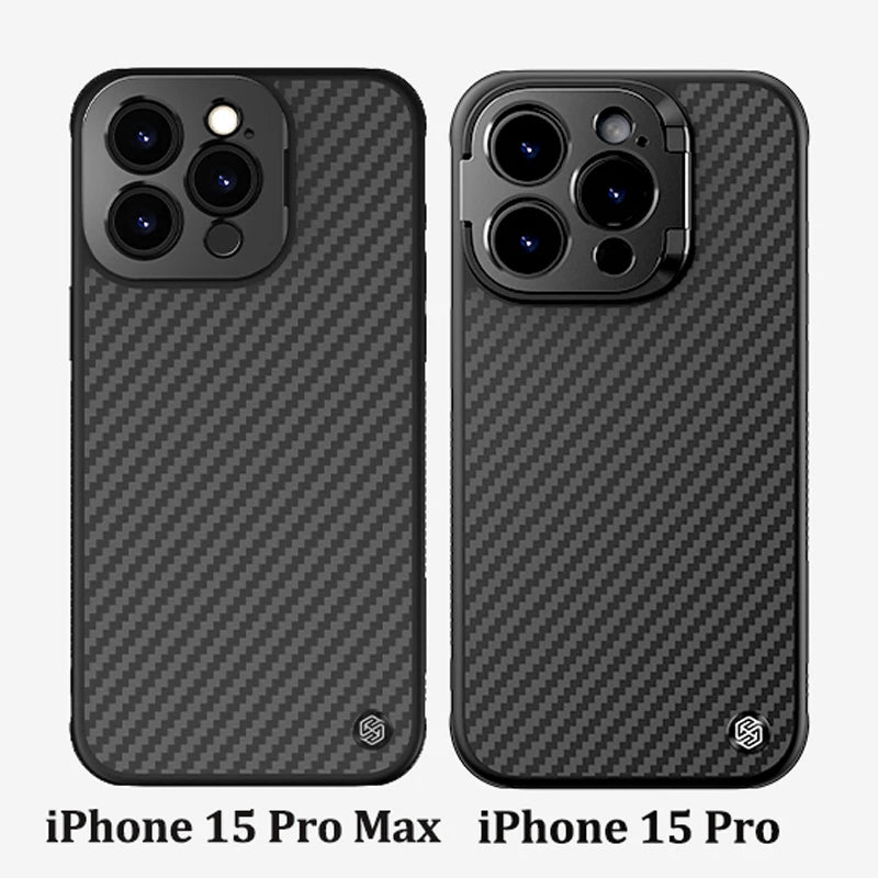 Carbo Prop case For iPhone 15 Pro Max For iPhone 15 Pro Aramid fiber+TPU magnetic case