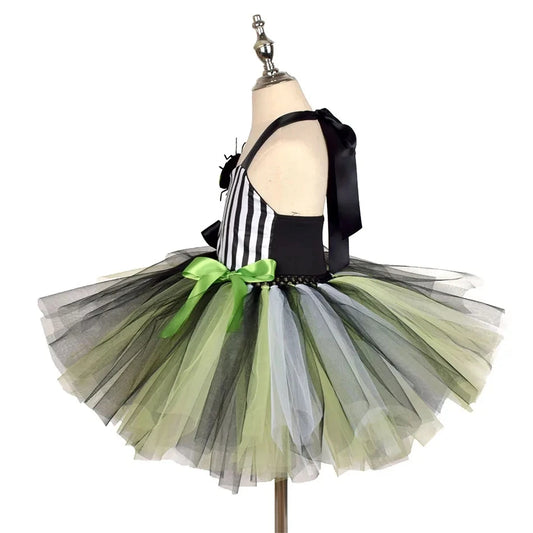 Girls Halloween Beetle Cosplay Costumes for Jungle Insect Party Dress Up Clothing Beetle JuiceTutu Dress Evening Show