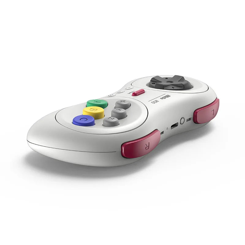 Bluetooth Retro Gaming Controller with Six Button Layout for Nintendo Switch PC and Android
