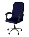 M/L Size Office Chair Covers Stretch Spandex Anti-dirty Computer Seat Chair Cover Removable Office Chair Slipcovers Solid Color