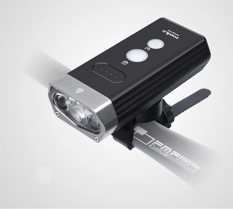 BR1200/2000 Professional Bicycle Light Power Bank Waterproof USB Rechargeable Light Flashlight accessories