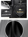 Crossbody Bag Soft Leather Handbag Shoulder Bag Luxury Large Capacity Casual Tote