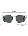 heavy metal Steampunk Sunglasses For Men New Retro Punk Fashion Glasses