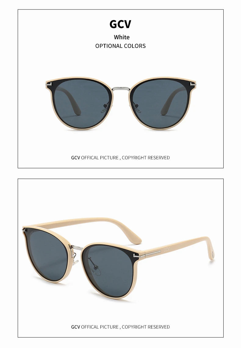 Cat Eye Polarized UV400 Fashion Sunglasses for Women Luxury Ultralight Frame Party Eyewear