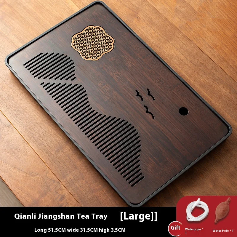 Tea Tray Tea Set Tea Tray Tea Sea Dry Brewing Platform Tray Bamboo Tray Tea Ceremony  Small Water Storage Tea Platform