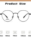 Fashion Polarizing Clip Eyewear UV Retro Round Multifunctional Optical Prescription Eyeglasses Frame For Men and Women