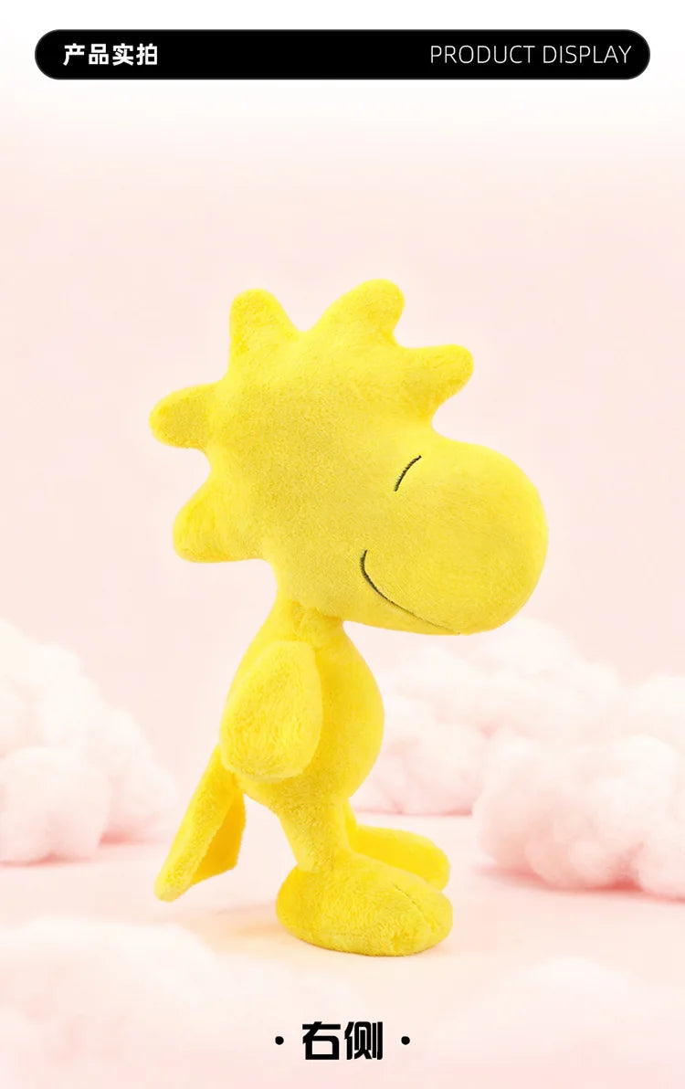 Cartoon Kawaii Snoopy and Woodstock Stuffed Doll Plush Toy Soft Cuddly Pillow Anime Kids Birthday Gift for Friends Wholesale