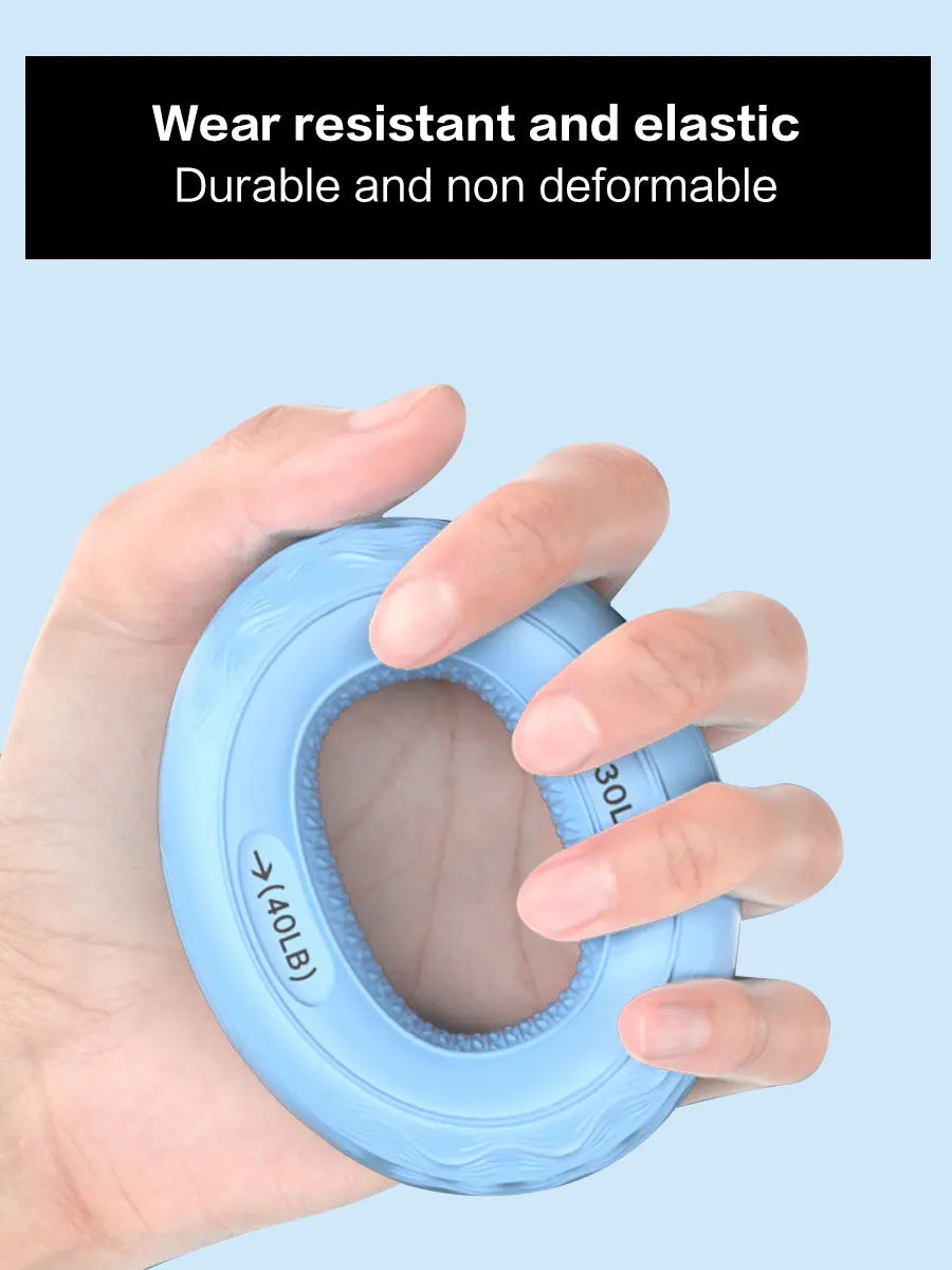 Hand Grip Strengthener, Grip Strength Trainer, Finger Exerciser Set,Silicone Hand Gripper, Gym Home Exercise Fitness Equipment