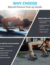 2 Pcs/set Push Up Handle Bracket Bars S Shape Portable Multifunctional Convenient Strength Exercise Fitness Exercise At Home Gym