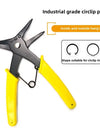 Circlip Pliers 2 in 1 Internal and External Dual Purpose Pliers External Spring Pliers Large Retaining Ring Removal Tool 1pcs