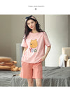 Women’s Winter Corduroy Cotton Pajama Set – Cute, Comfortable, Loose Long Sleeve Loungewear