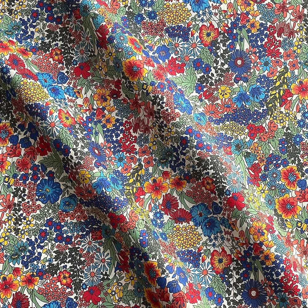 100% cotton Margaret Annie 80S Like liberty tana lawn Poplin printing Sewing fabric Making Dress Clothing Handmade DIY Cloth