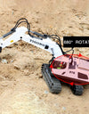 11CH RC Excavator 1:20 Remote Control Truck 2.4G RC Crawler Engineering Vehicle Excavator Truck Radio Control Toys Gifts