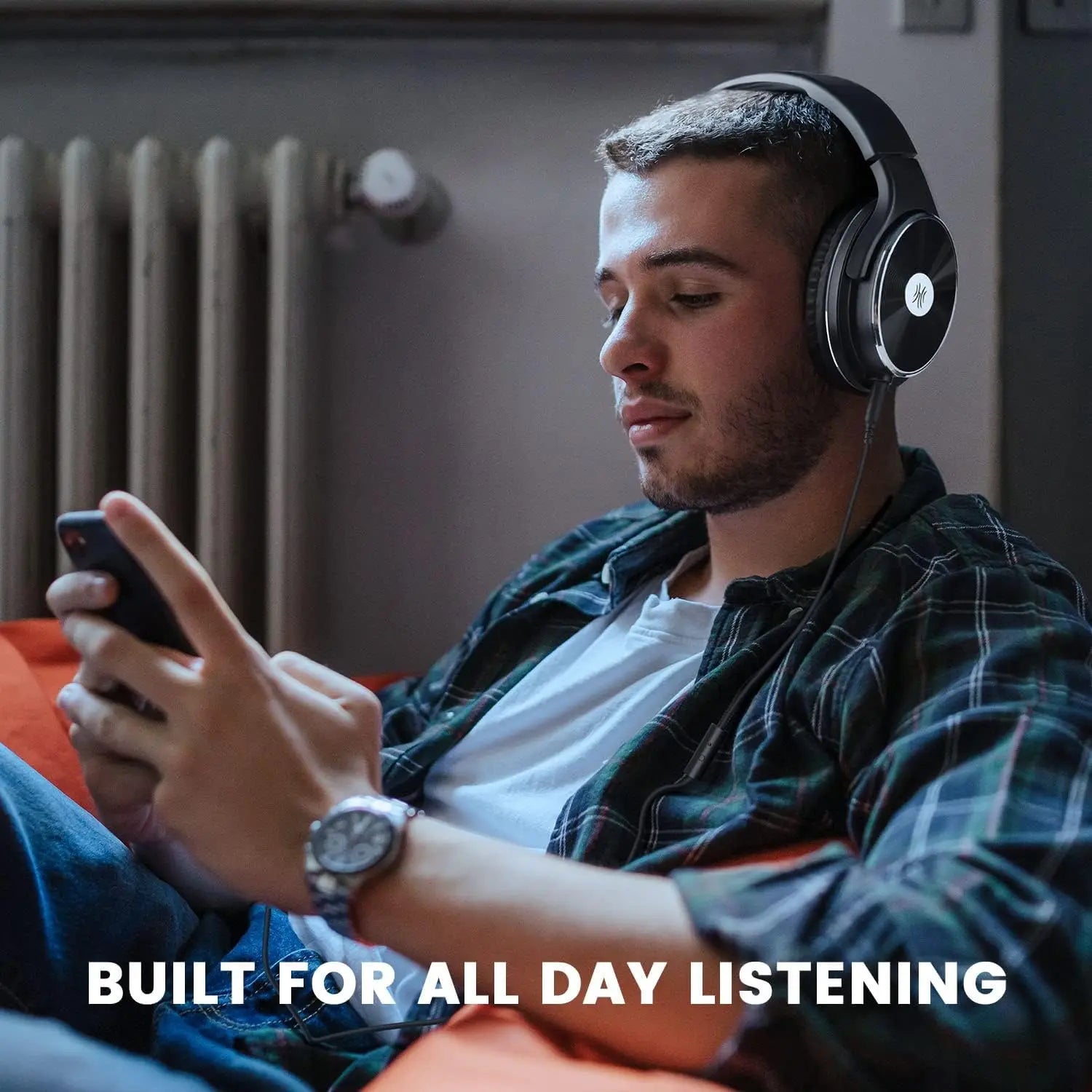 Studio HIFI 3.5/6.35mm Wired Headphones Professional Monitor Headphones Over Ear Hi-Res DJ Headset With Mic For Guitar